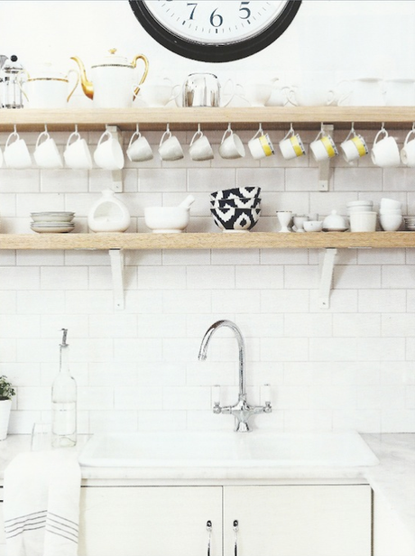 inspiration board | white subway tiles + kitchen