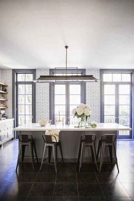 inspiration board | white subway tiles + kitchen