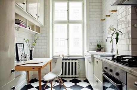 inspiration board | white subway tiles + kitchen