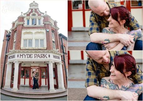 Hyde Park Picture House engagement shoot in LEeds