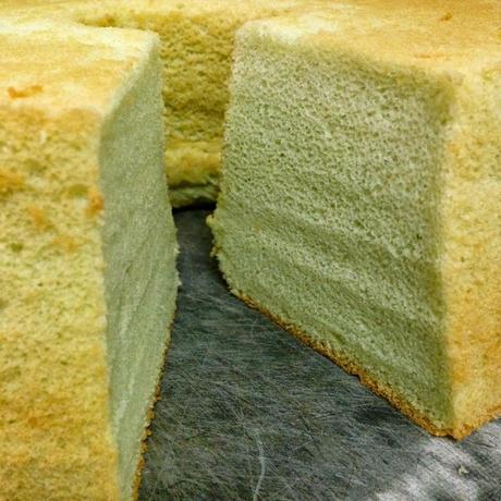 Greentea Chiffon Cake - Bake Along #64