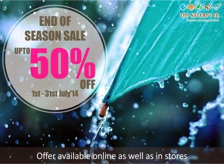 The much awaited End of Season Sale now at The Nature’s Co.!