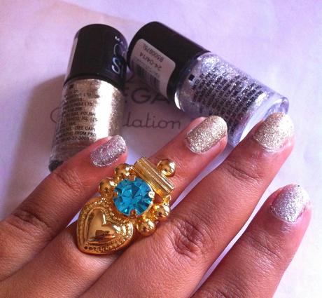 Sparkle and Shine with Maybelline's Glitter Mania Nail Polishes - Today's NOTD