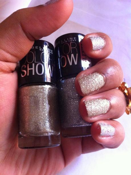 Sparkle and Shine with Maybelline's Glitter Mania Nail Polishes - Today's NOTD
