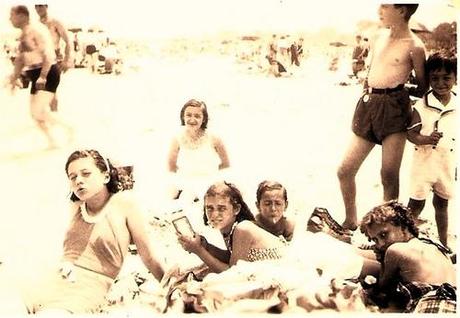 Joseph & James at the beach, c. 1935