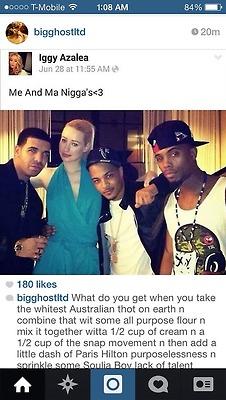 Fan Drags Iggy Azalea On Instagram