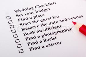 wedding checklist