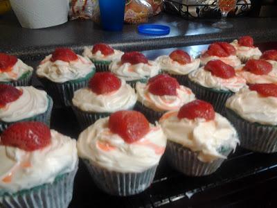 Blue Velvet Cupcakes For The 4th of July