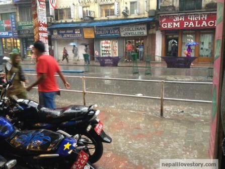 Kathmandu in monsoon