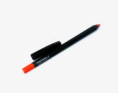 Gosh Lip Liner Flirty Orange Swatches 