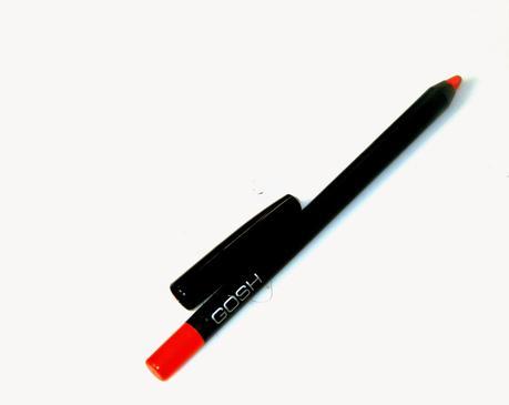 Gosh Lip Liner Flirty Orange Swatches 