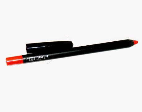 Gosh Lip Liner Flirty Orange Swatches 