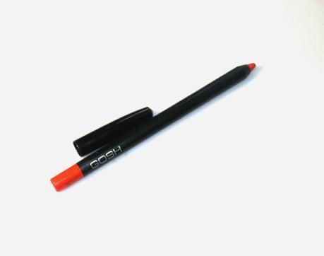 Gosh Lip Liner Flirty Orange Swatches 