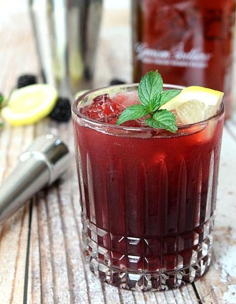 Blackberry Smash with Garrison Brothers Bourbon Whiskey