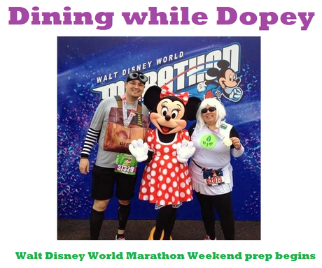 Dining while Dopey:  runDisney Marathon Weekend Preparations Begin