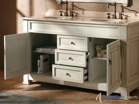 60 inch Peruga Double Sink Vanity - Cottage