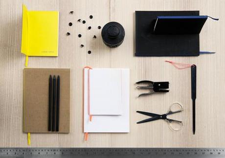 Slim cardboard notebook for the office or commuting