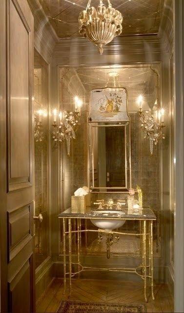 Jewel Boxes: 30 Glitzy and Glamorous Powder Rooms