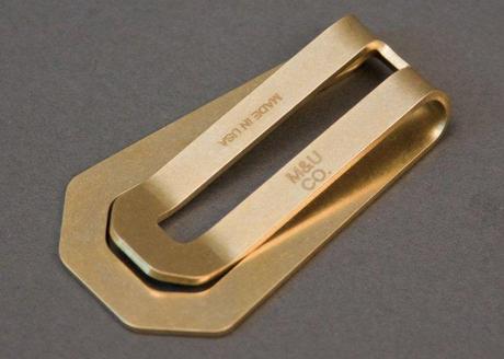M&U Co. Brass Money Clip