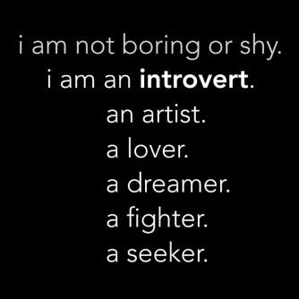 Introversion-Being different socially