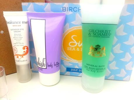 July's Birchbox - 'Sun, Sea & Sand'