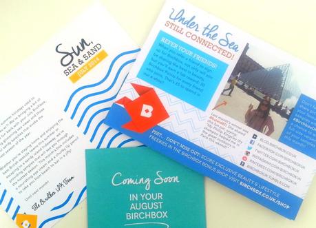 July's Birchbox - 'Sun, Sea & Sand'