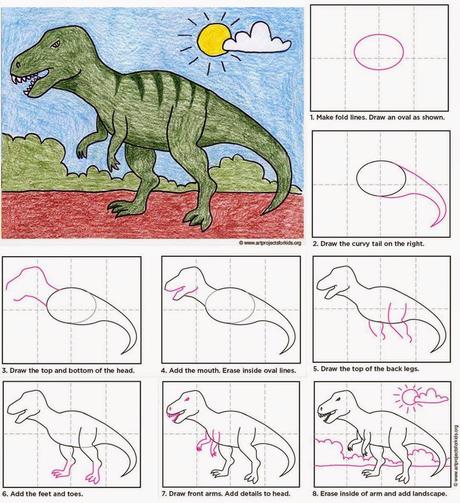 Draw a T-Rex