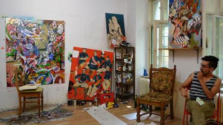 Diego Rodriguez-Warner's studio, Berlin