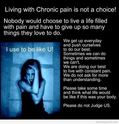 Chronic pain : “I use to be like you”