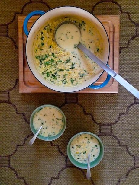 corn and green onion soup_FeedMeDearly