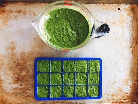 scape and beet green pesto_FeedMeDearly