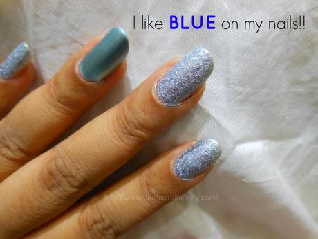 Blingy Blingy Blue Nails from Maybelline!!