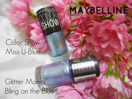 Blingy Blingy Blue Nails from Maybelline!!