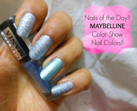 Blingy Blingy Blue Nails from Maybelline!!