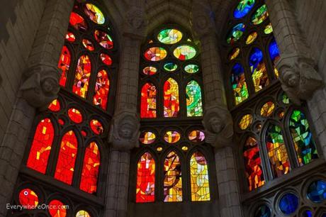 Guadi Barcelona La Sagrada Familia Stained Glass