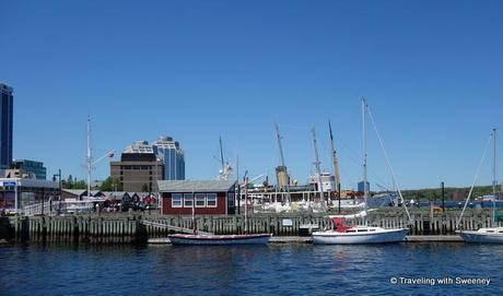 One of many Halifax highlights -- Boats and buildings along The Halifax Harbourfront, Nova Scotia