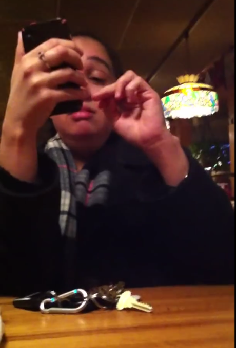 So I searched “Messing Around At Applebee’s” on YouTube, and found people having fun on their phones. Is that so wrong? Yes? No? Yes?