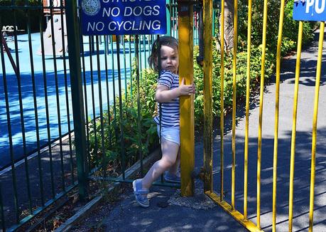 Little Girl in a Big Park!