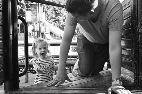 Little Girl in a Big Park!