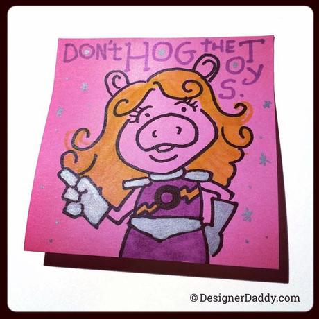 SuperLunchNotes Miss Piggy