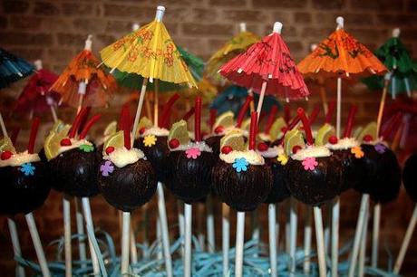 Piña Colada Cake Pops