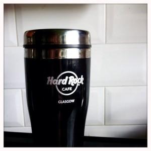WIN – A Hard Rock Cafe Travel Mug Hard Rock Cafe glasgow travel mug food and drink Glasgow blog