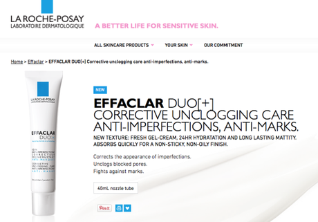 La Roche-Posay Effaclar Duo+ Info