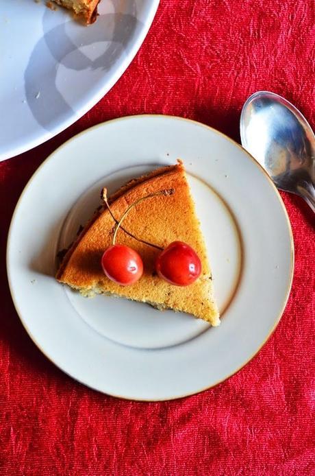 Eggless cherry almond cake recipe | how to make  cherry almond cake