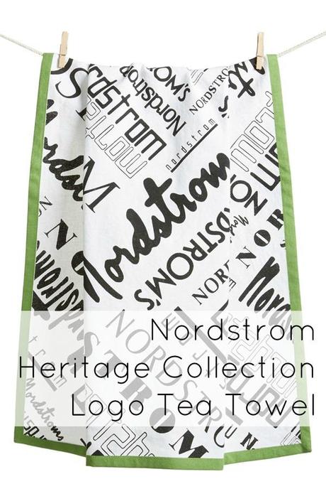 nordstrom logo tea towel