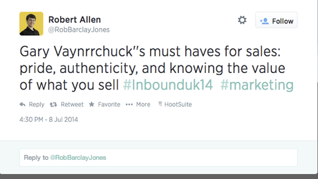 Inbound marketing top tweets