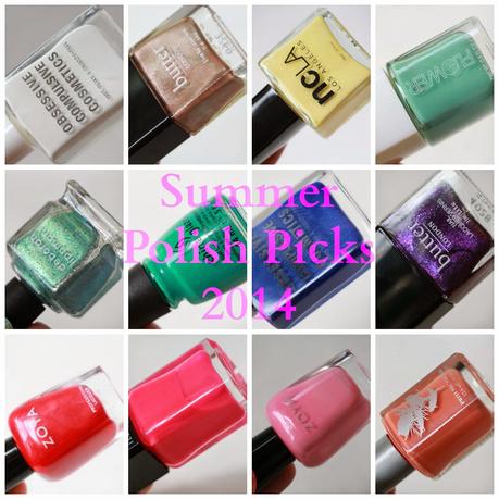 A Dozen Polishes For a Dazzling Summer - Summer Polish Picks 2014