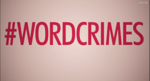 #wordcrimes