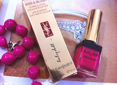 YSL Fuchsia Desinvolte (01) Baby Doll Kiss and Blush - Review, Photos, Swatch, FOTD