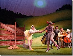 Laura Harrion and Liam Dahlborn in Charlotte's Web, Emerald City